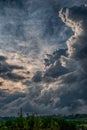 Towering clouds Royalty Free Stock Photo