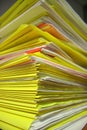 Towering files Royalty Free Stock Photo