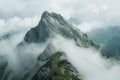 Majestic Towering Peak Reaching for the Sky