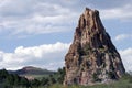 Towering Rock Formation in Garden of the Gods state park (Colorado). Royalty Free Stock Photo