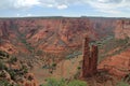 Canyon de Chelly National Park with Spider Rock after Hailstorm, Arizona, USA Royalty Free Stock Photo