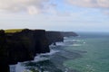 Towering Sea Cliffs in Ireland`s County Clare