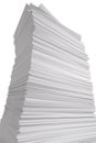 Towering Stack of Paper