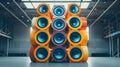 Sonic Heights: Towering Speaker Stack for Epic Music Experience