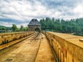 Towerroom after cloudburst on Edersee Royalty Free Stock Photo