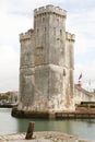 Towers of ancient fortress of La Rochelle France Royalty Free Stock Photo