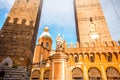 Towers in Bologna city Royalty Free Stock Photo