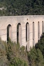 The Towers Bridge. Umbria, Spoleto, Italy