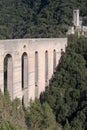 The Towers Bridge. Umbria, Spoleto, Italy