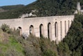 The Towers Bridge. Umbria, Spoleto, Italy