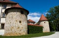 Towers of castle Otocec, Slovenia Royalty Free Stock Photo