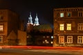 Towers of cathedral in Gniezno, Poland.