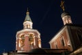 Towers of Church of the Holy Great Martyr George Royalty Free Stock Photo