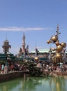 Towers of Disneyland Paris Royalty Free Stock Photo