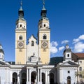 Cathedral of Brixen main facade, from Domplatz, Duomo di Bressanone, Dom von Brixen, Alto Adige, South Tyrol