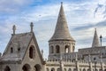 Towers of Fisherman Bastion in Budapest, Hungary Royalty Free Stock Photo