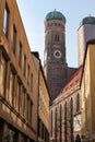 The towers of Frauenkirche Munich Munich, Germany Royalty Free Stock Photo