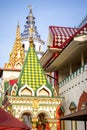 Towers of Izmailovsky Kremlin in Moscow, Russia