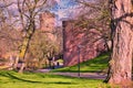 Towers in Kronenburger park, Nijmegen