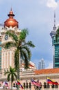 Towers in Merdaka Square in Kuala Lumpur, Malaysia