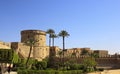 Towers of Mohamed Ali Citadel in Cairo Royalty Free Stock Photo