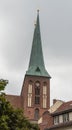 Towers of Nikolaikirche, the oldest church in Berlin Royalty Free Stock Photo