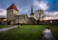 Towers of old Tallinn. Estonia. Royalty Free Stock Photo