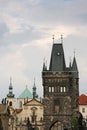 Towers of the old town in Prague Royalty Free Stock Photo