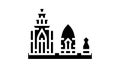 towers po nagar glyph icon animation