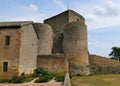 The towers of the Saint-Hugues castle in Semur-en-Brionnais