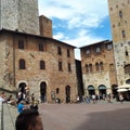 Towers of San Gimignano, San Gimignano, town, wall, medieval architecture, building