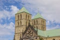 Towers of the St. Paulus Dom in Munster Royalty Free Stock Photo