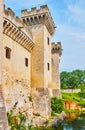 The towers of the Tarascon Castle, France Royalty Free Stock Photo