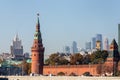 Towers and temples of the Kremlin Royalty Free Stock Photo