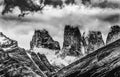 Towers Torres del Paine National Park Chile Royalty Free Stock Photo