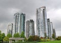 Towers of Vancouver Royalty Free Stock Photo