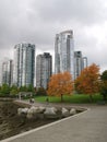 Towers of Vancouver city