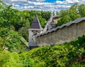 Holy Assumption Pskovo-Pecherskiy mens Monastery. Pechory, Pskov region, Russia. Royalty Free Stock Photo