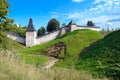 Holy Assumption Pskovo-Pecherskiy mens Monastery. Pechory, Pskov region, Russia. Royalty Free Stock Photo