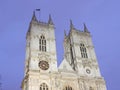 Towers of Westminster Abbey At Night Royalty Free Stock Photo