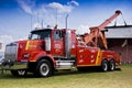 Towing and Recovery Vehicle, with Hoist Crane Royalty Free Stock Photo
