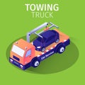 Towing Truck Assistance Service for Car Evacuation