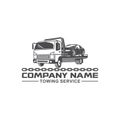 Towing truck service logo