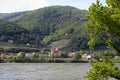 Town across the Danube river