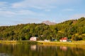 Town of Akureyri in North Iceland Royalty Free Stock Photo