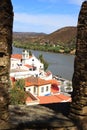 Alcoutim in Portugal at the river Rio Guadiana Royalty Free Stock Photo