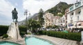 Fountain and Sculpture in Amalfi, Italy