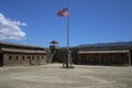 Town of the American Western in Fort Bravo Almeria Andalusia Royalty Free Stock Photo