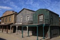 Town of the American Western in Fort Bravo Almeria Andalusia Royalty Free Stock Photo