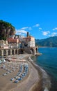 Town Atrani, Peninsula of Sorrento, Campania, Gulf of Salerno, Italy, Europe